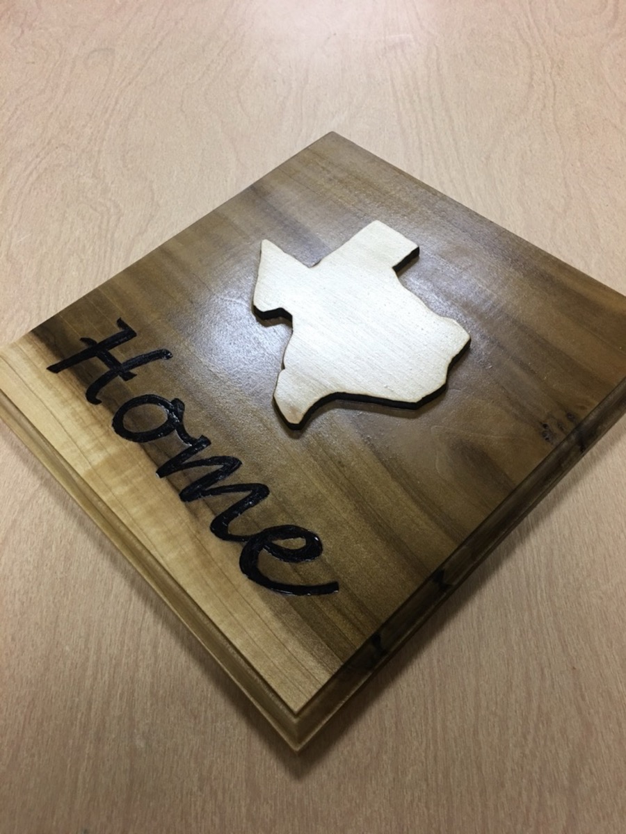 Texas Home wall art